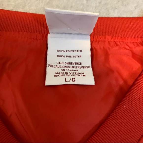 Vintage Wisconsin Badgers Red Oak Sportswear Unisex Large Windbreaker Crewneck - Picture 3 of 9